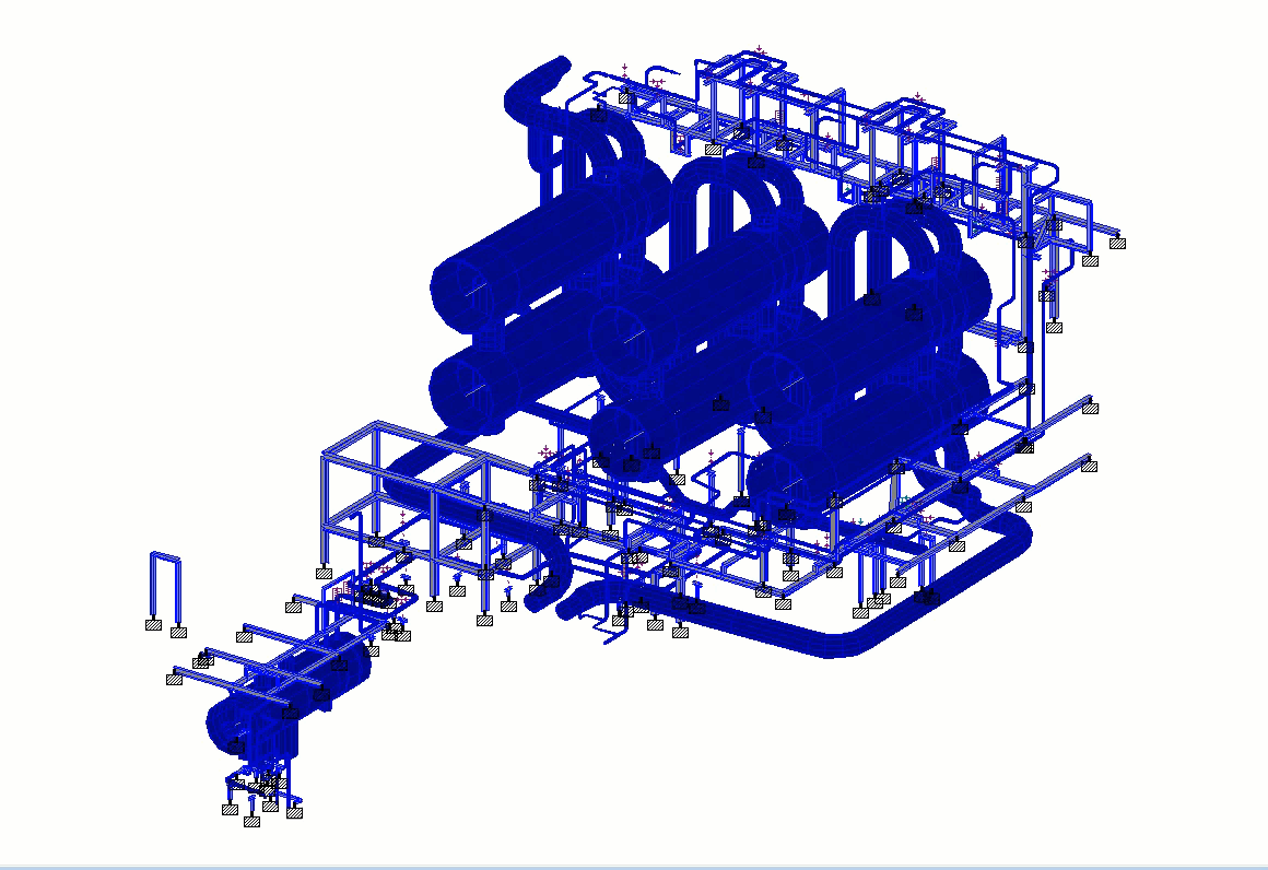 AutoPIPE synchronizes with STAAD AutoPIPE synchronizes with STAAD